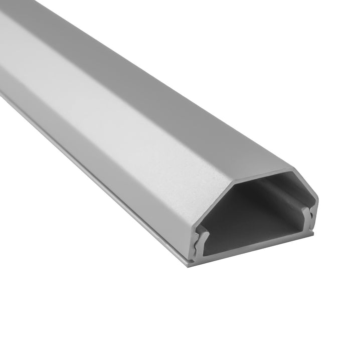 Maclean-kabelkåpa i aluminium, 33x18x750 mm, silver, MCTV-897 S