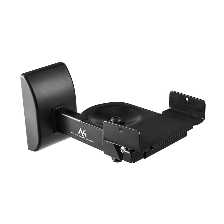 Set med fästen/hängare för Maclean-högtalare, universellt, justerbart vertikalt +8°–-8° och horisontellt +90°–-90°, max. 15 kg, MC-917