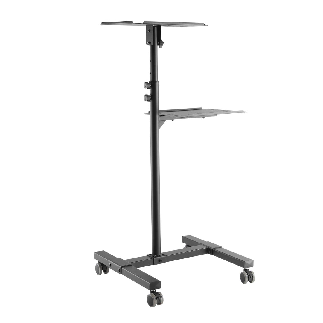 Maclean – justerbart, mobilt bord för projektor/bärbar dator, stål, max. 10 kg, MC-207