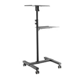 Maclean – justerbart, mobilt bord för projektor/bärbar dator, stål, max. 10 kg, MC-207