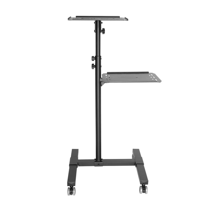Maclean – justerbart, mobilt bord för projektor/bärbar dator, stål, max. 10 kg, MC-207