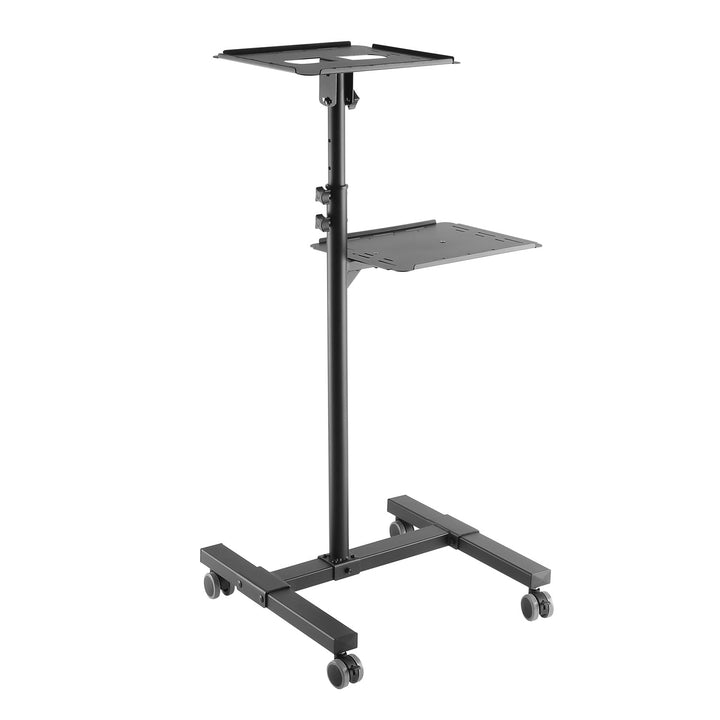 Maclean – justerbart, mobilt bord för projektor/bärbar dator, stål, max. 10 kg, MC-207