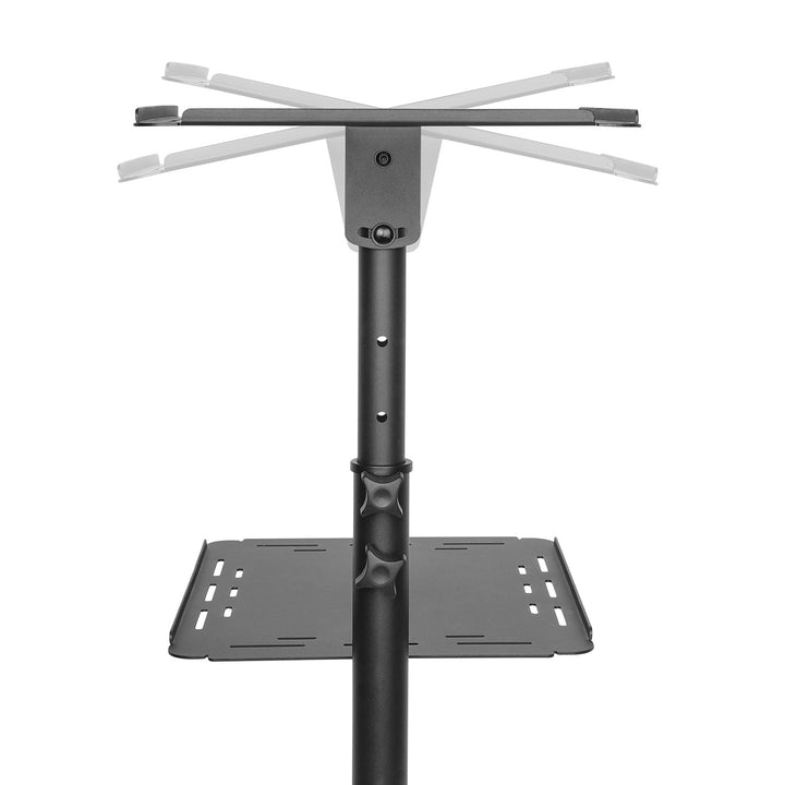Maclean – justerbart, mobilt bord för projektor/bärbar dator, stål, max. 10 kg, MC-207