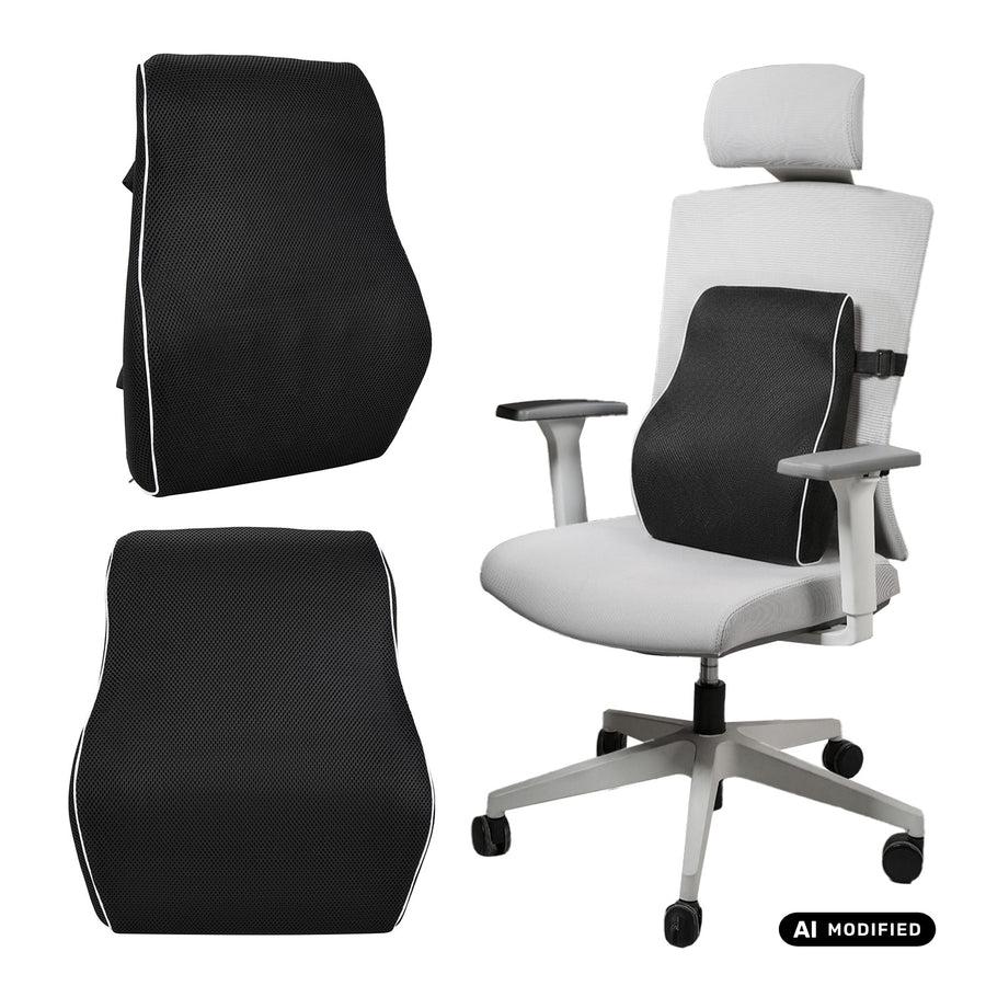 Promedix-ryggkudde av formminnesskum, 44x37x12 cm, skumdensitet: 50D, PR-214