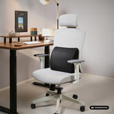 Promedix-ryggkudde av formminnesskum, 34x31x12 cm, skumdensitet: 50D, PR-216
