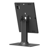 Maclean-hållare för surfplatta med lås. 12,4–13 tum, iPad Air/Pro, Samsung Tab S10+/S9+/S8+/S7+, 257 × 350 × 22 mm, MC-958 B