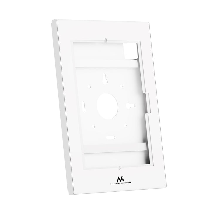 Maclean-hållare för surfplatta, med lås, 10,9–11 tum, iPad Air/Pro, Samsung Tab A- och S-serien, 220 × 323 × 22 mm, MC-955 W