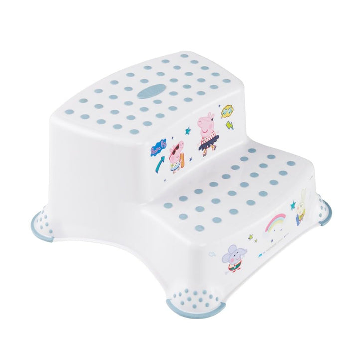 Keeeper halksäker plattform, två steg, max 120 kg, lätt att rengöra, Peppa Pig