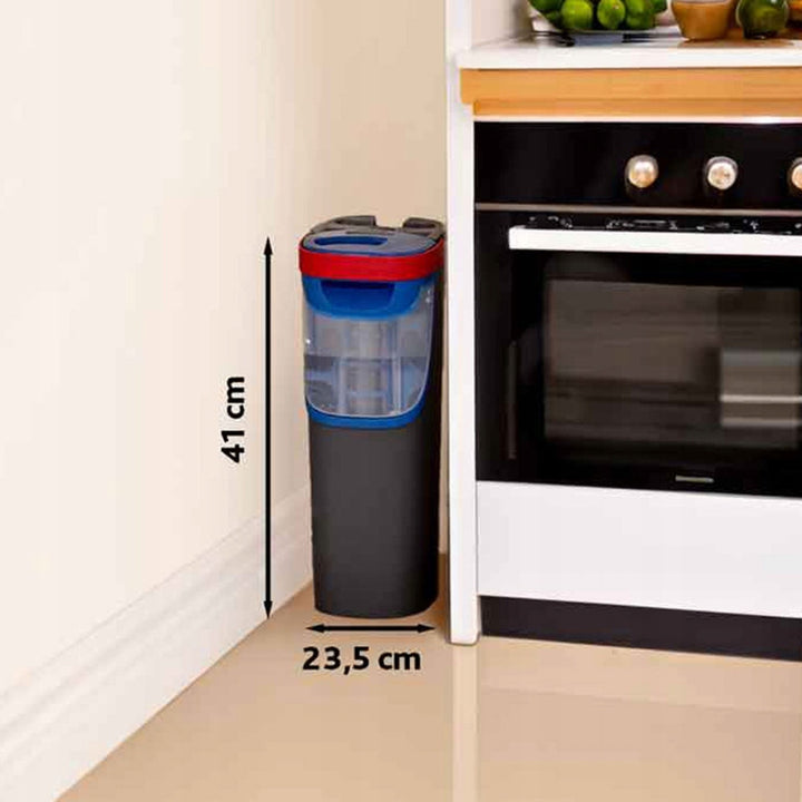 Vileda H2prO flat mopp, 100 % separation av rent och smutsigt vatten, två behållare, 2 mikrofiberdukar, 360°-munstycke, 175774