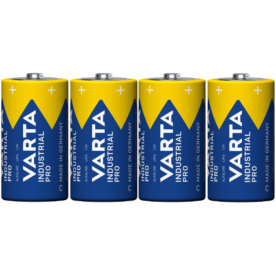 4x batteri R-14 LR14 C 1,5V alkalisk Varta Industrial Pro