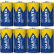 8x batteri R-14 LR14 C 1,5V alkalisk Varta Industrial Pro