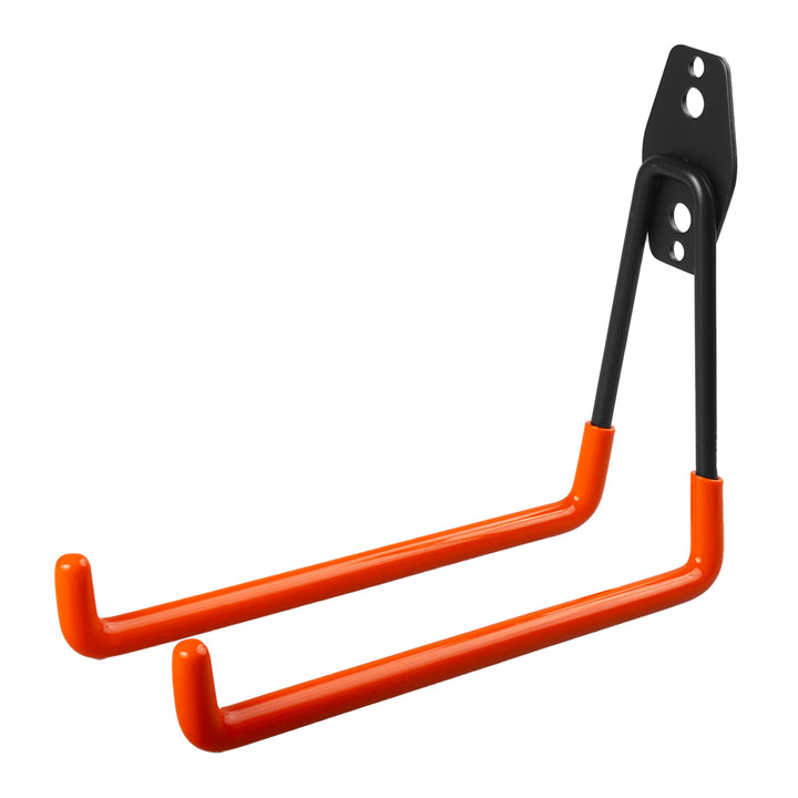 Maclean väggfäste/hängare, för däck, trädgårdsredskap, stege, slangar, cykel, maxbelastning 25 kg, MC-444, 3 stycken