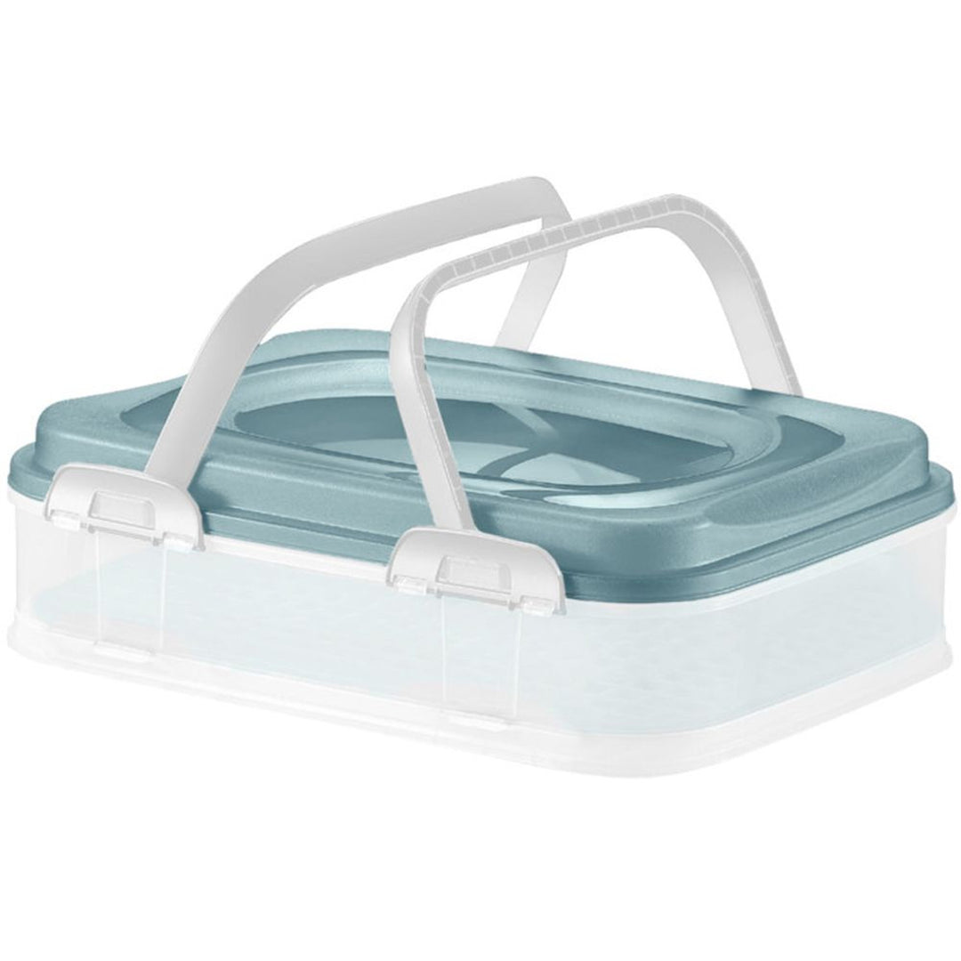 Matbehållare Dolce 39x28,5 cm, aquamarinblå, DOMOTTI
