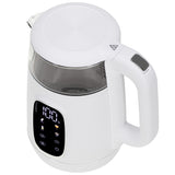 Elektrisk vattenkokare i glas med temperaturreglering 1,7 l, LED, 40–100 °C, Adler AD 1305 WS vit