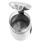 Elektrisk vattenkokare i glas med temperaturreglering 1,7 l, LED, 40–100 °C, Adler AD 1305 WS vit