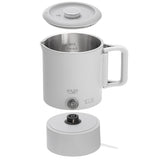 Adler vattenkokare, resevattenkokare, dubbla väggar, kapacitet 0,8 l, maxeffekt 650 W, grå, AD 1388