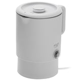 Adler vattenkokare, resevattenkokare, dubbla väggar, kapacitet 0,8 l, maxeffekt 650 W, grå, AD 1388