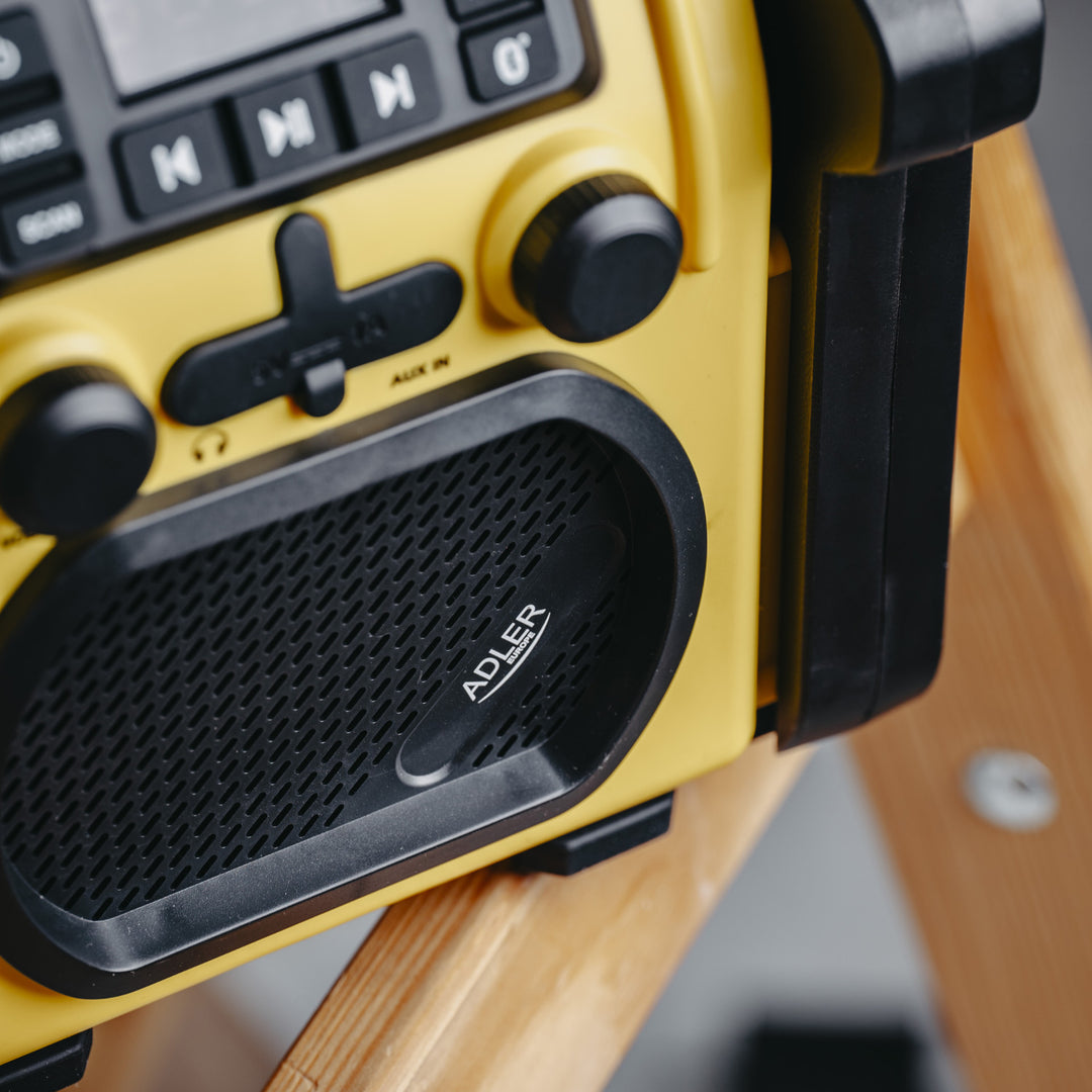 Adler byggradio, Bluetooth 5.1, IPX 54, effekt 10 W, AD 1911