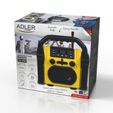 Adler byggradio, Bluetooth 5.1, IPX 54, effekt 10 W, AD 1911