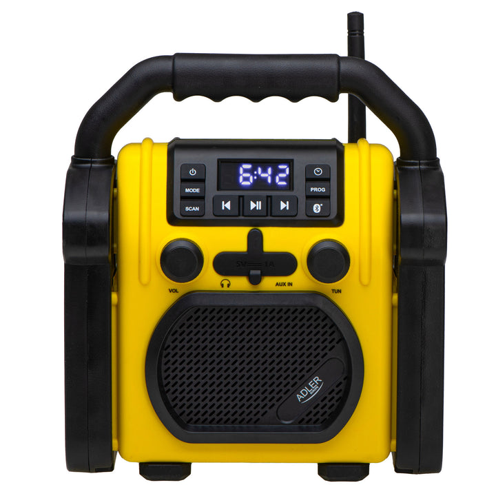 Adler byggradio, Bluetooth 5.1, IPX 54, effekt 10 W, AD 1911