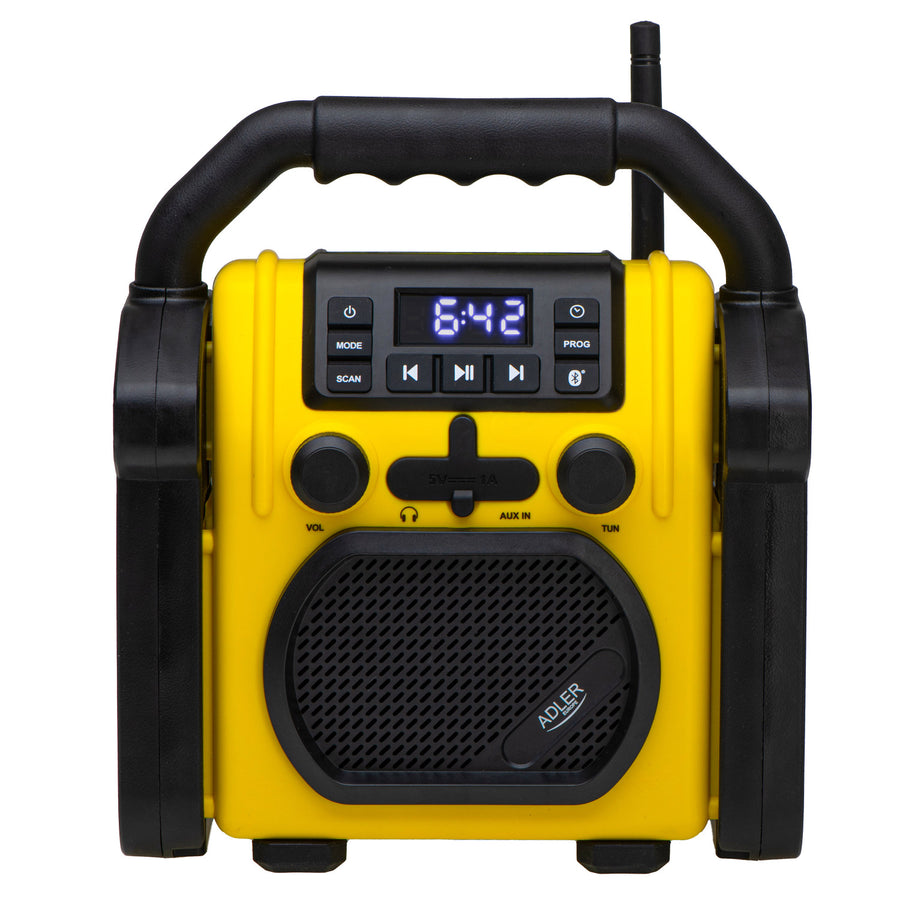 Adler byggradio, Bluetooth 5.1, IPX 54, effekt 10 W, AD 1911