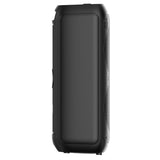 Stor Bluetooth-högtalare, 120 W RMS/1400 W PMPO, två 8-tums högtalare, equalizer, karaokefunktion, MP3/microSD-kort, USB, AUX, BT 5.3+EDR, display, LED, inbyggt batteri, fjärrkontroll, MT3185