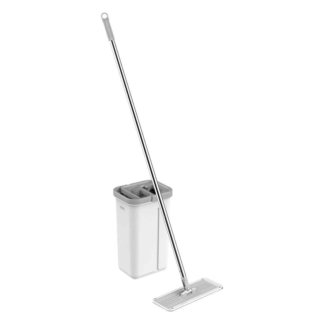 Teesa platt mopp, tvåkammars hink, volym 5,7 l, New Clean R13, Teesa