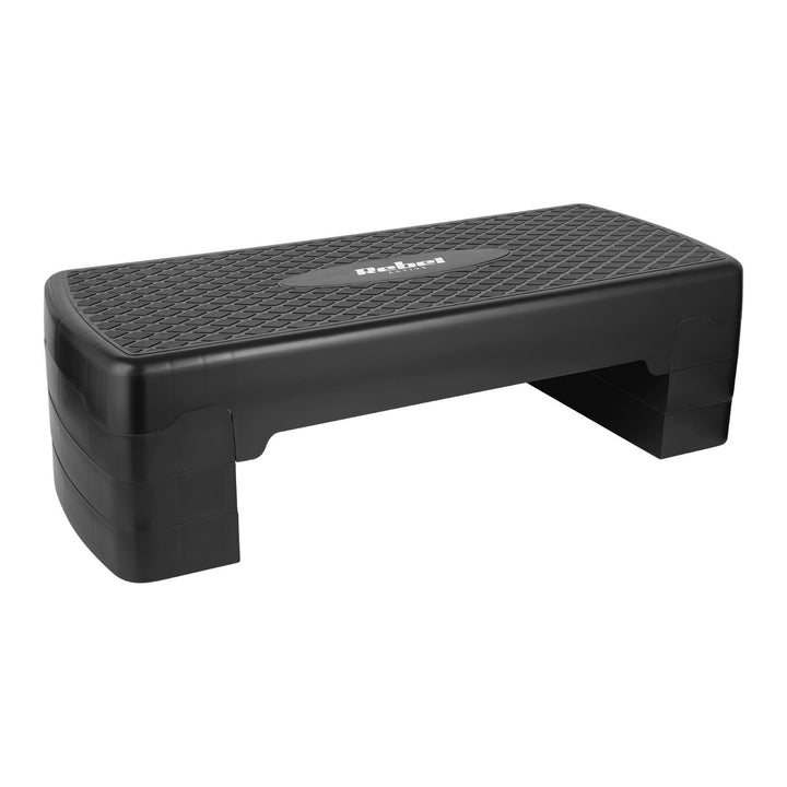Aerobics- och fitnesssteg Rebel Active, 3 steg, 68 cm, svart, RBA-3227-BK
