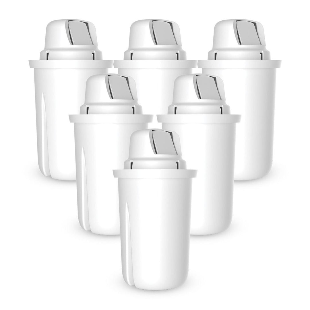 Set med 6 filter till Dafi-filterkanna, Classic-filter, kapacitet upp till 150 liter vatten, minskar vattenhårdheten, D.WF.DAFI.5+1.P