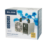 Blow ozonegenerator, kapacitet 60000 mg/h, effekt 120 W, låg strömförbrukning, lång sladd, justerbar driftstid, 4 plattor för ozonering, 67-300#