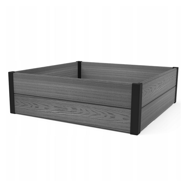 Keter Maple trädgårdsrand, plast, grå, mått 106x106x32 cm, väderbeständig, 249298