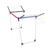 Torkställ Pegasus 200 Solid Leifheit, linlängd 20 m, stabila parallella ben, väderbeständig, 2 klädhängare, 81520
