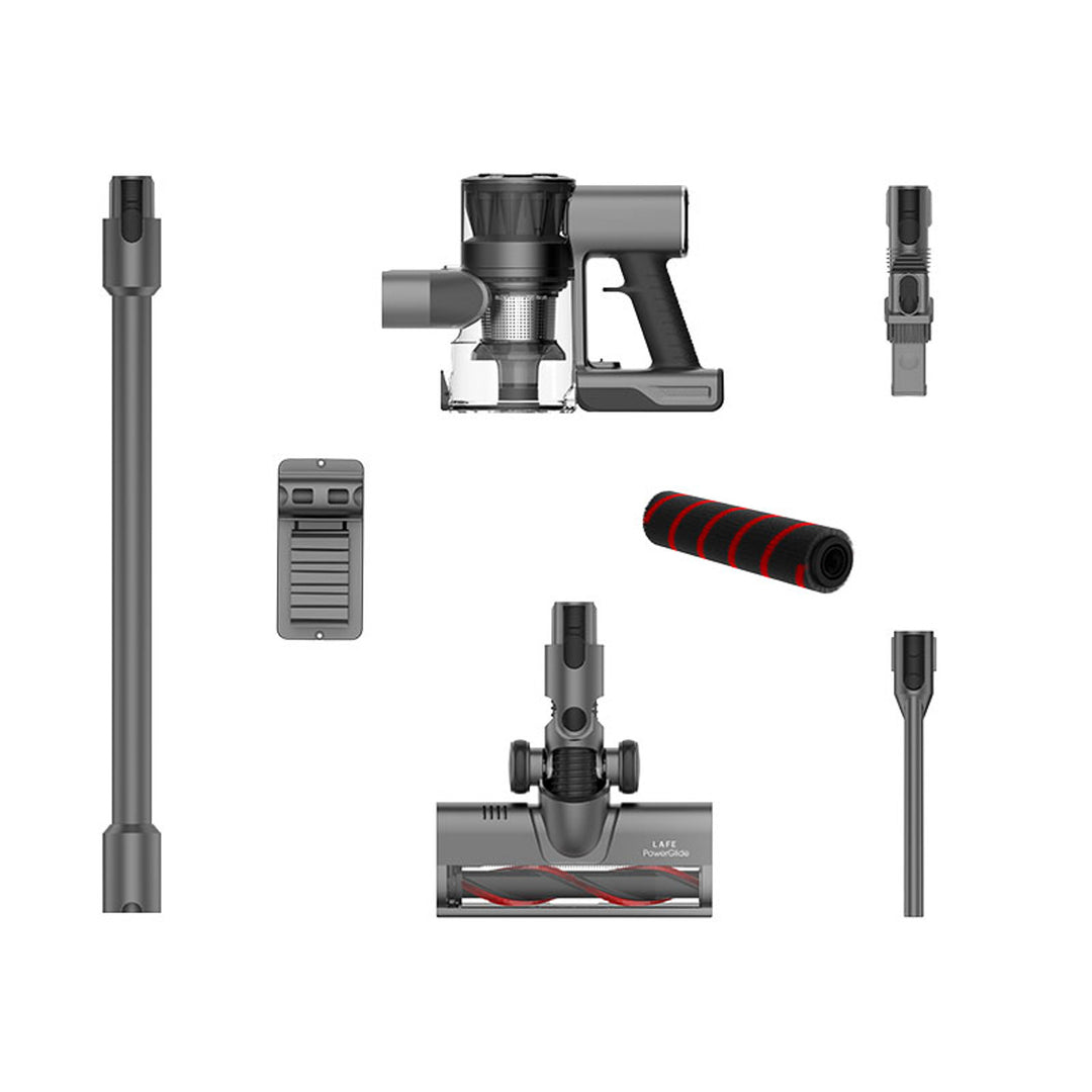 Trådlös dammsugare LAFE, borstlös BLDC-motor, 2200 mAh batteri, PowerGlide 200 W