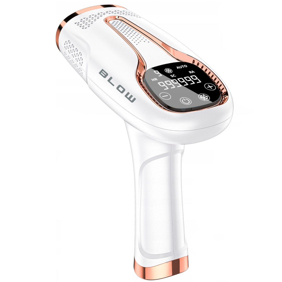 IPL Blow-ljusdepilator, Ice Cool-funktion, 9 effektnivåer, inbyggt UV-filter, automatisk blinkläge, långvarig effektivitet, 44-480#