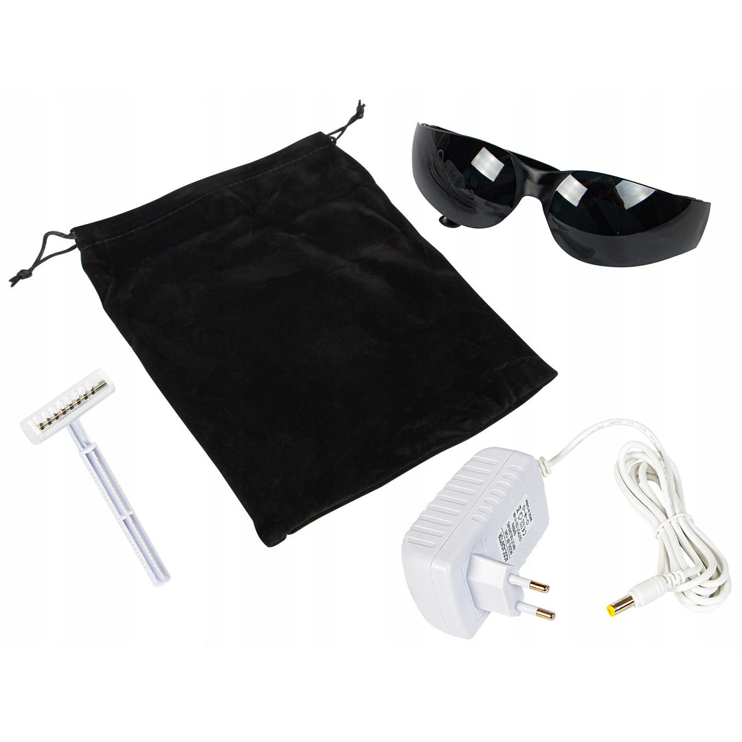IPL Blow-ljusdepilator, Ice Cool-funktion, 9 effektnivåer, inbyggt UV-filter, automatisk blinkläge, långvarig effektivitet, 44-480#