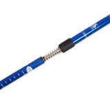 Teleskopiska nordic walking-stavar i aluminium, 65–135 cm, blå, 2 par