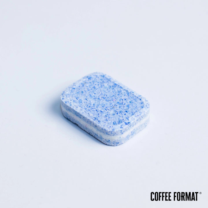 Set med rengöringstabletter för kaffebryggare, 2-phase Cleaning TABS+ 40 st à 3,5 g + avkalkningstabletter för kaffebryggare, Descaler Tab+ 6 st à 16 g