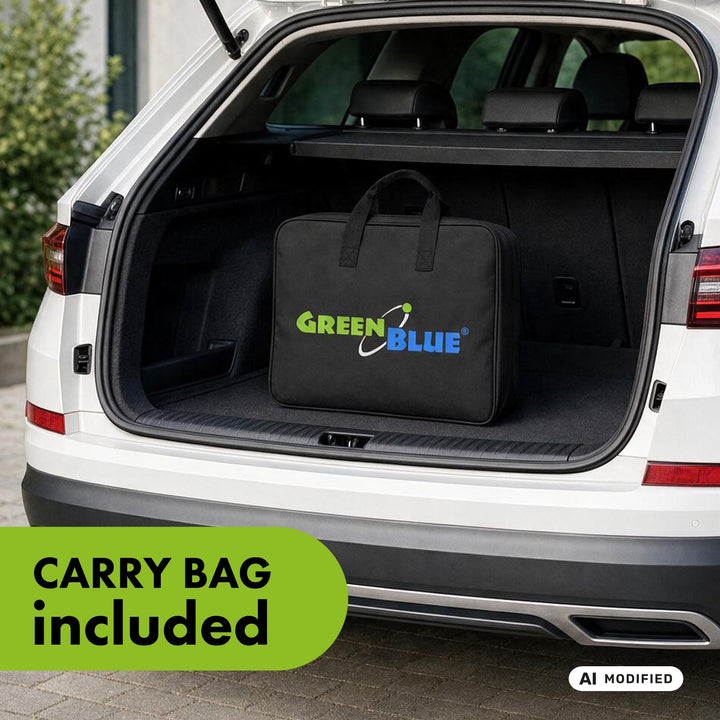 GreenBlue-laddare för EV/PHEV, bärbar, typ 2, kabellängd 6,8 m, IP65, 11 kW, 220–380 V växelström 50/60 Hz, 16 A, 3-fas, GB1100