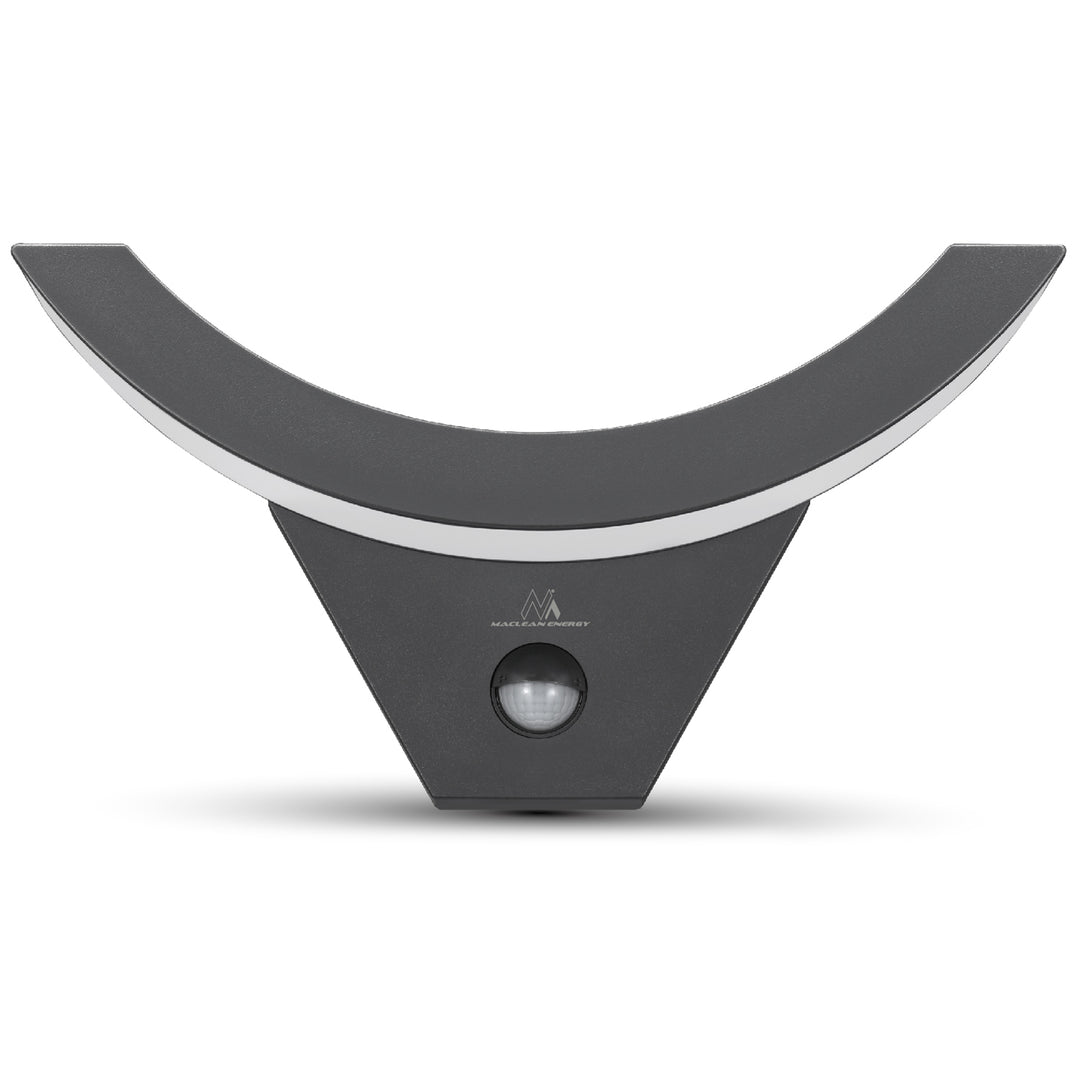 Maclean LED-lampa med rörelsesensor, infraröd rörelsesensor, grå, 10 W, IP54, 800 lm, MCE290 GR, 2 st
