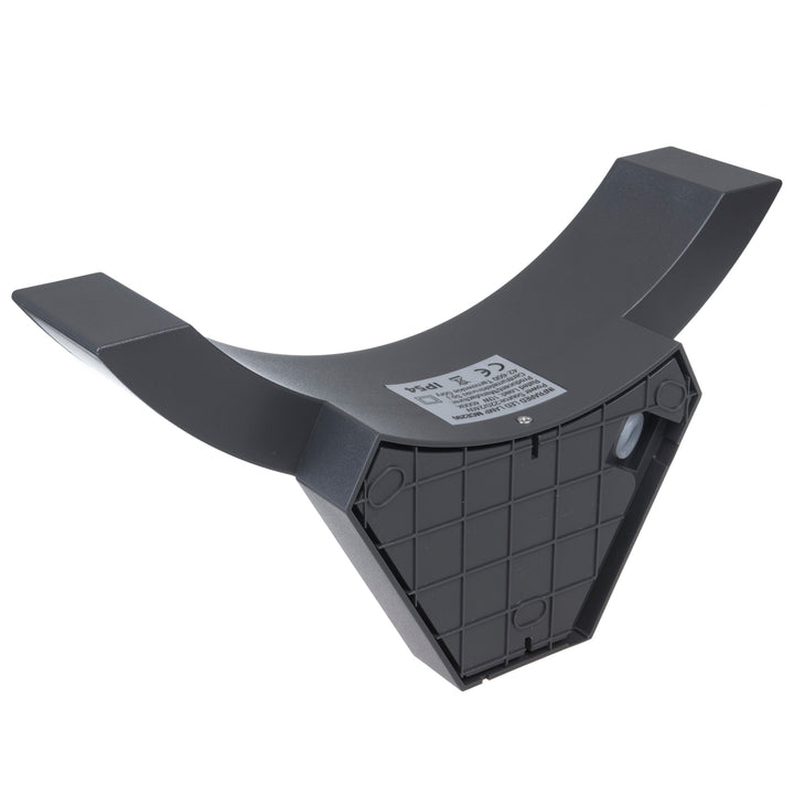 Maclean LED-lampa med rörelsesensor, infraröd rörelsesensor, grå, 10 W, IP54, 800 lm, MCE290 GR, 2 st