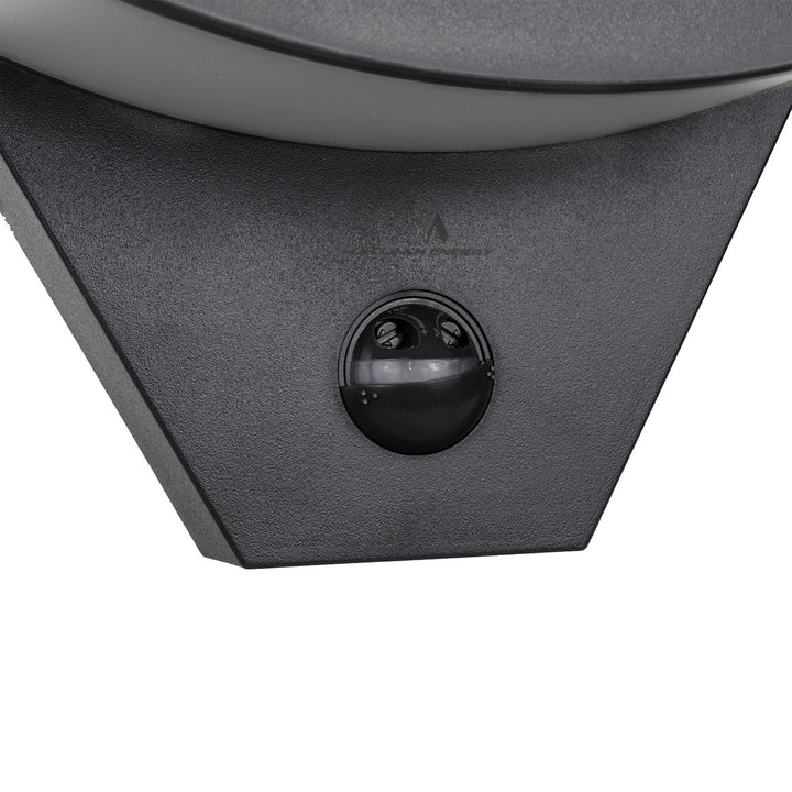 Maclean LED-lampa med rörelsesensor, infraröd rörelsesensor, svart, 10 W, IP54, 800 lm, MCE290 B, 2 st