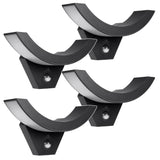 Maclean LED-lampa med rörelsesensor, infraröd rörelsesensor, svart, 10 W, IP54, 800 lm, MCE290 B, 4 st
