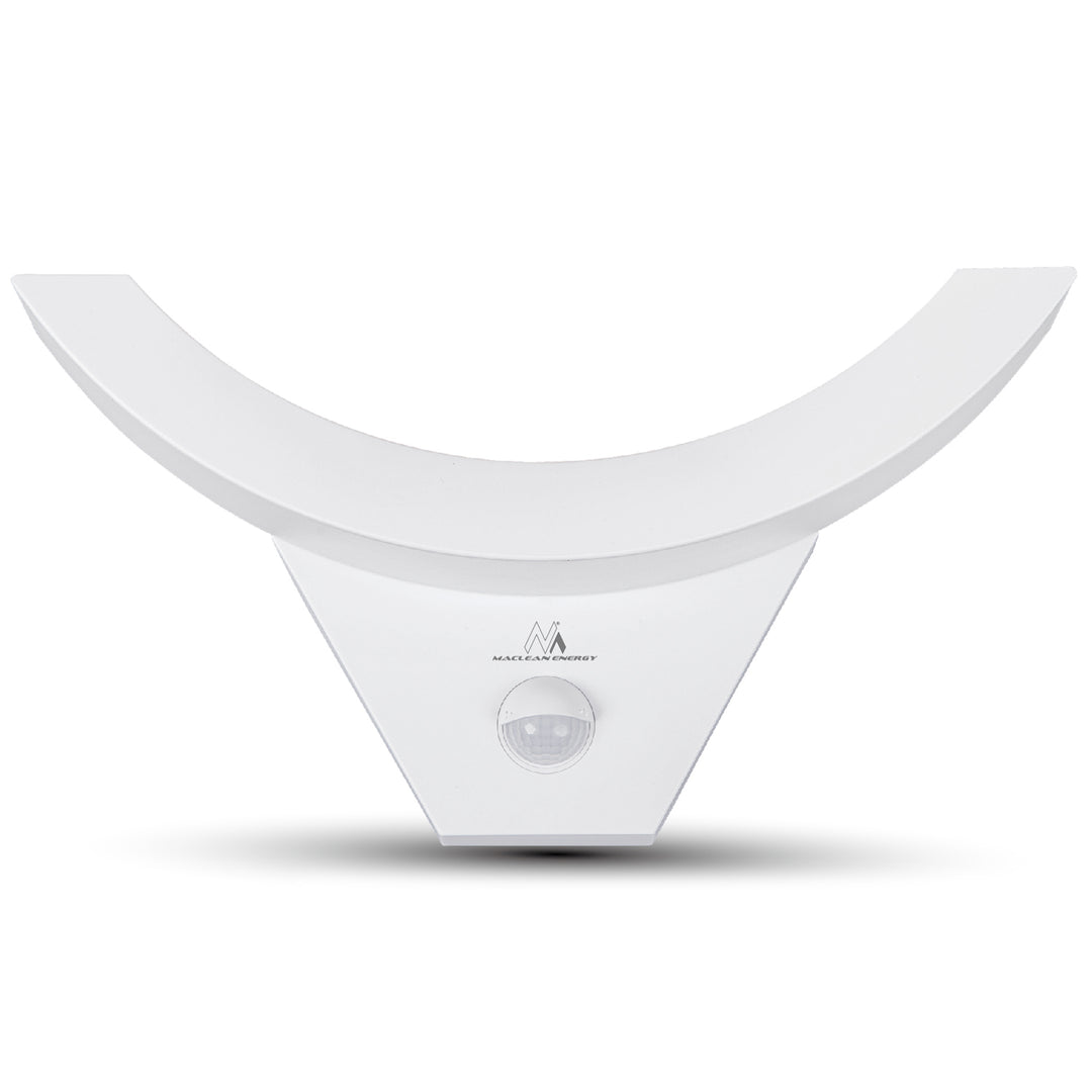 Maclean LED-lampa med rörelsesensor, PIR-sensor, vit, 10 W, IP54, 800 lm, MCE290 W, 2 st