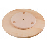 Practic-vridbricka för servering av snacks och pizza, bokträ, diameter 40 cm, 20090700