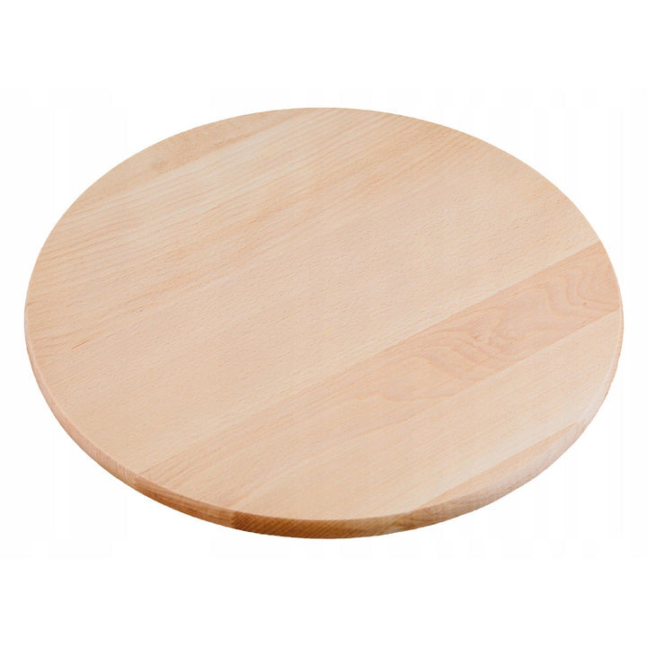 Practic-vridbricka för servering av snacks och pizza, bokträ, diameter 40 cm, 20090700