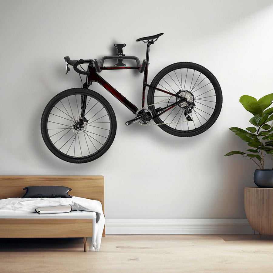 Maclean cykelhållare/vägghängare, horisontell, stål, max. belastning 30 kg, MC-431, 4 st.