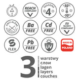 Vartco trädgårdsslang, 4-lagers, flexibel, diameter 1", längd 20 m, Light Plus