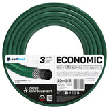 Cellfast trädgårdsslang, 3-lagers, korsflätad polyester, 5/8" 20 m, Economic