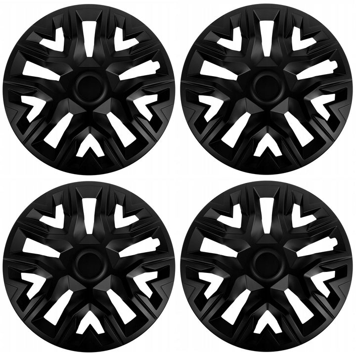 Universella bilhjulskåpor 15 tum NRM The Best, svarta, 4-pack
