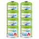 8 gaspatroner à 500 g GreenBlue. Certifikat: Pi 0437, uppfyller EN417, butan-propan, användningstemperatur -10 °C till +40 °C, gängad ventil 7/16'' GB499